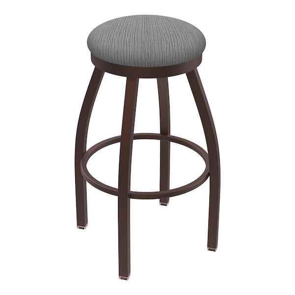 25" Swivel Counter Stool, Bronze Finish, Graph Seat